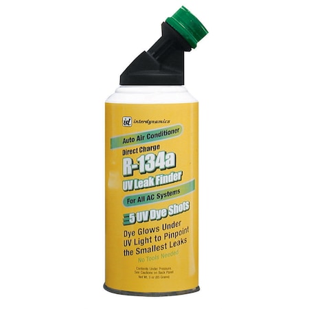 Interdynamics Multi-Shot Dye For R-134A Systems UVD-1